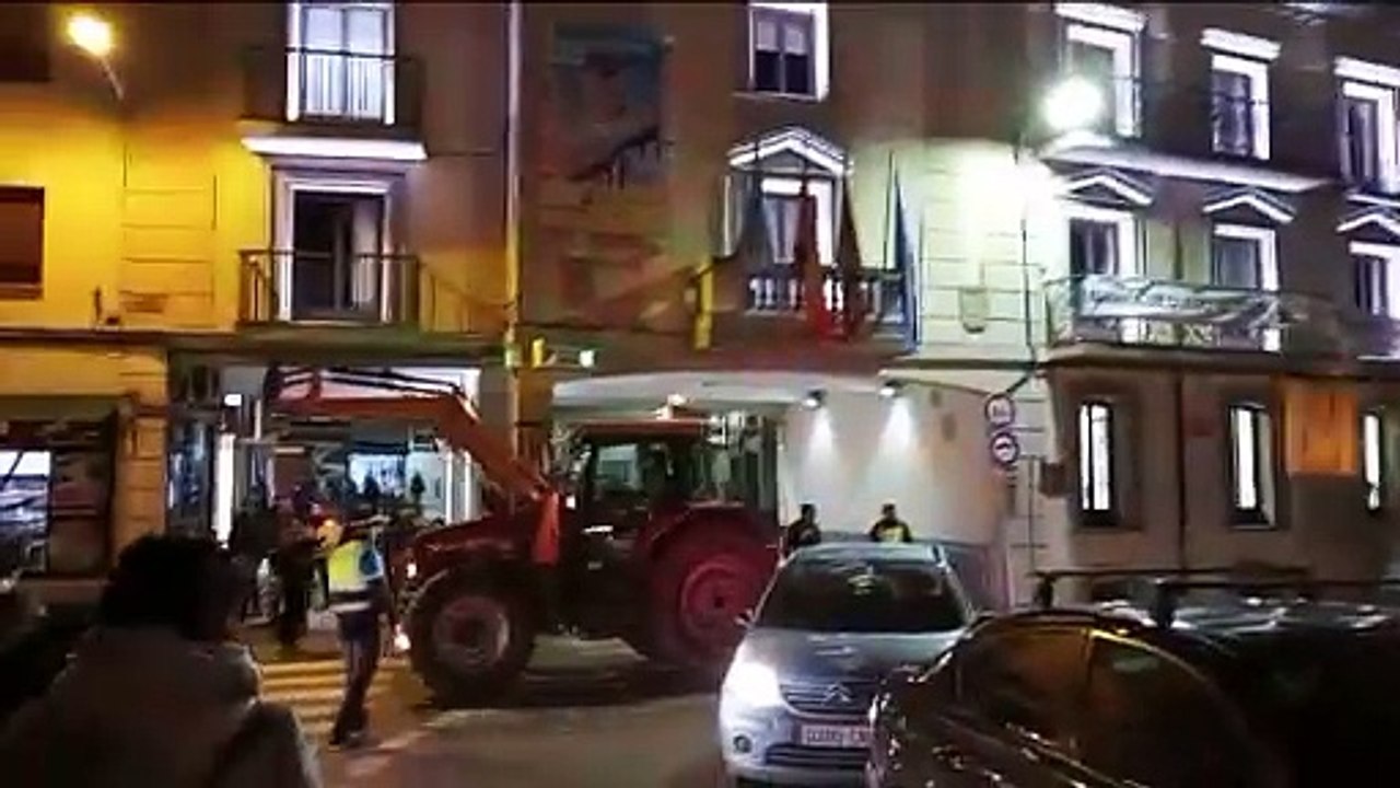 Tractorada nocturna