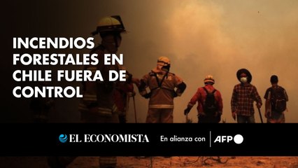 Incendios forestales en Chile fuera de control