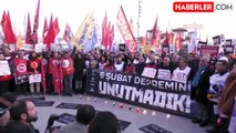 6 Şubat Depremlerinde Hayatını Kaybedenler, Depremin Birinci Yıl Dönümünde Beşiktaş'ta Anıldı: 