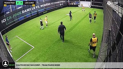 Faute de Rayan CHRIF - TEAM PARIS NORD