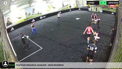 Faute de Zohair El Haouari - UEHC BAGNEUX
