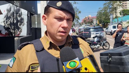 Ladrão é baleado por policial de folga após assalto a loja de eletrodomésticos