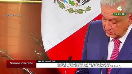 Debate por iniciativas de Reforma Constitucional: Susana Carreño