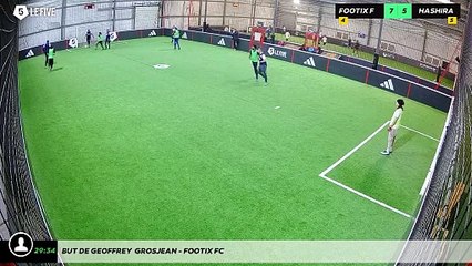 But de Geoffrey  GROSJEAN - Footix FC