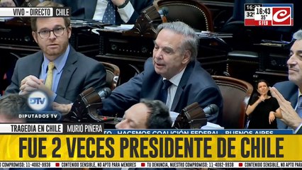 Diputados homenajeó a Piñera