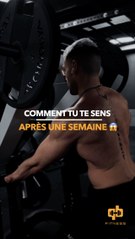 Comment tu te sens après avoir loupé 1 semaine d’entraînement… 