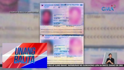 Dalawang passport na may mga parehong detalye pero magkaiba ang litrato, iniimbestigahan | UB