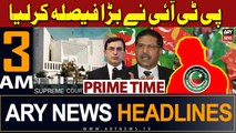 ARY News 3 AM Headlines 7th February 2024 | PTI's big decision