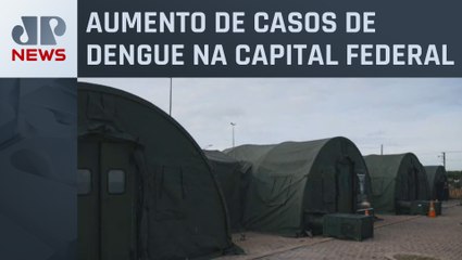 Hospital de campanha da FAB aberto no DF recebe primeiros pacientes