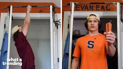 TikToker Goes Viral for Hilarious Pull-Up Bar Stunts