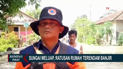 Sungai Pemali Meluap, Sedikitnya 400 Rumah di Brebes Terendam Banjir