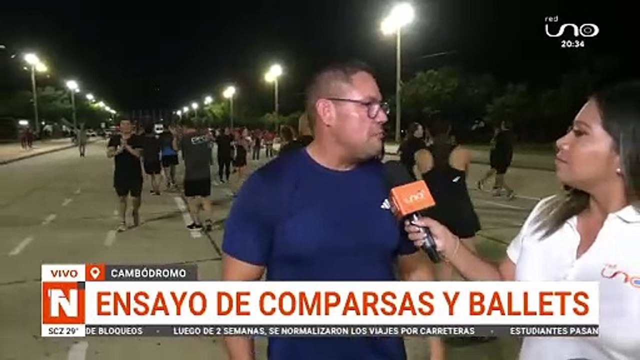 ensayo de comparsas  ballets