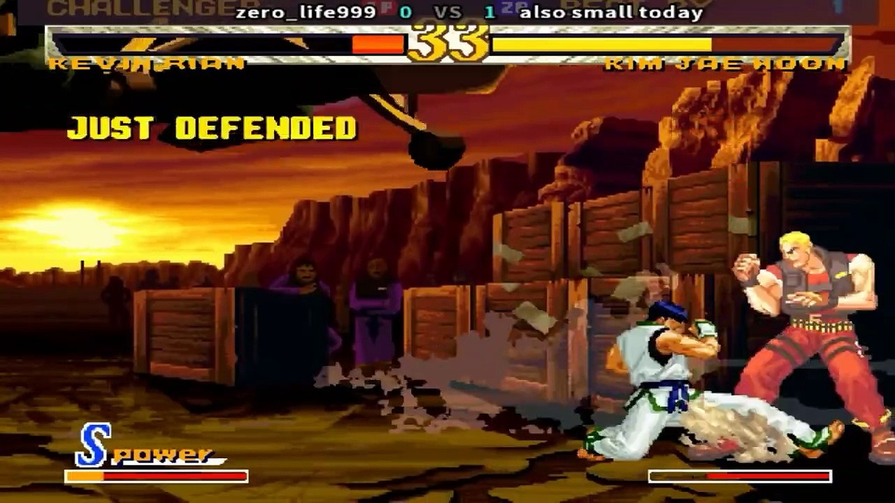 zero_life999 vs also small today - Garou-Mark of the Wolves