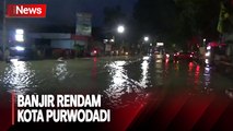 Kota Purwodadi Terendam Banjir, Beberapa Titik Jalan Menuju Kota Ditutup