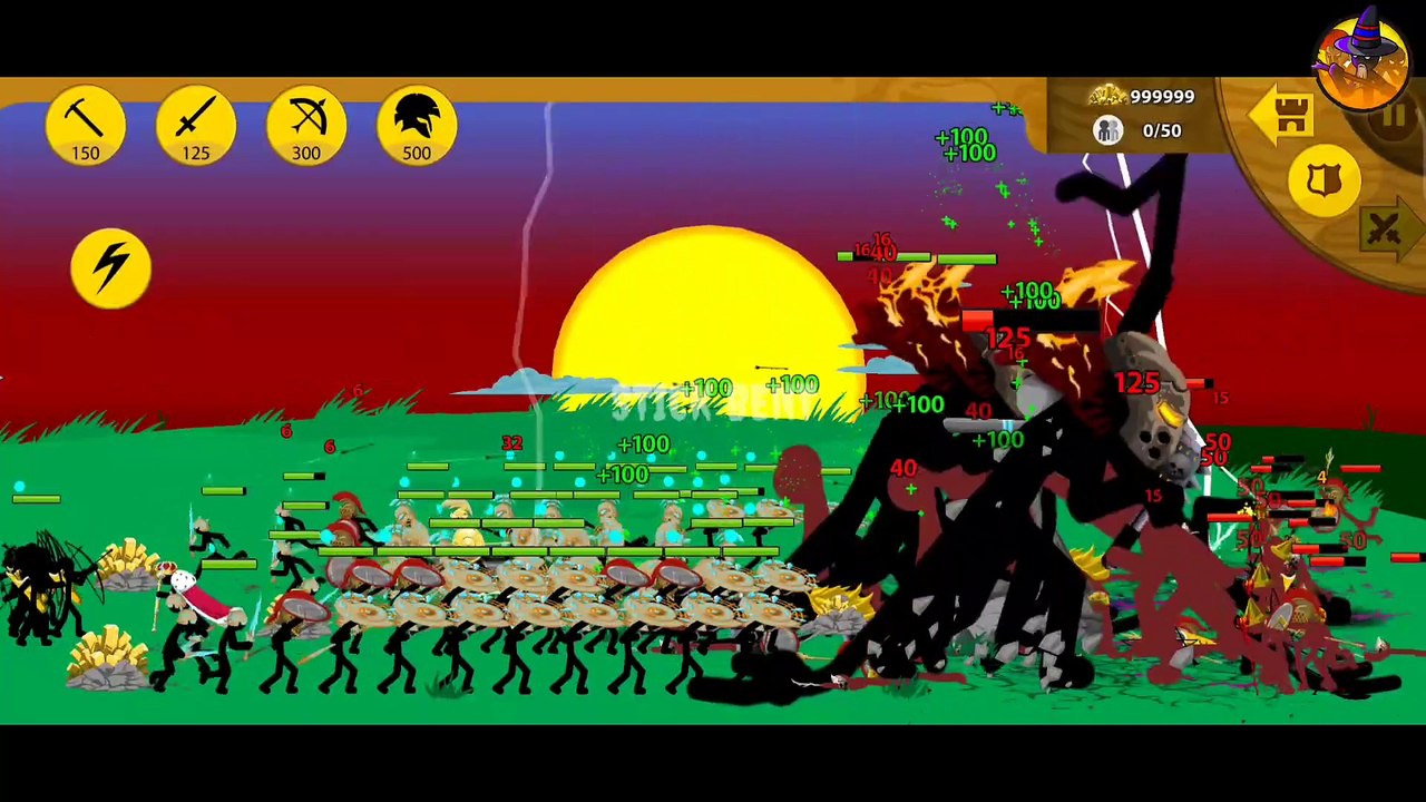 ARMY GIANT SPEARTON GOLDEN VS ARMY SPEARTON GIANT NORMAL | STICK WAR LEGACY | STICK BENT