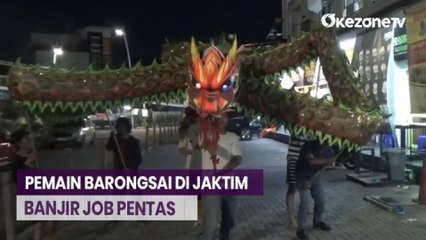 Jelang Perayaan Imlek, Pemain Barongsai dan Liong di Jaktim Banjir Job Pentas