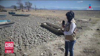 El Cuitzeo, segundo lago más grande de México, está prácticamente seco