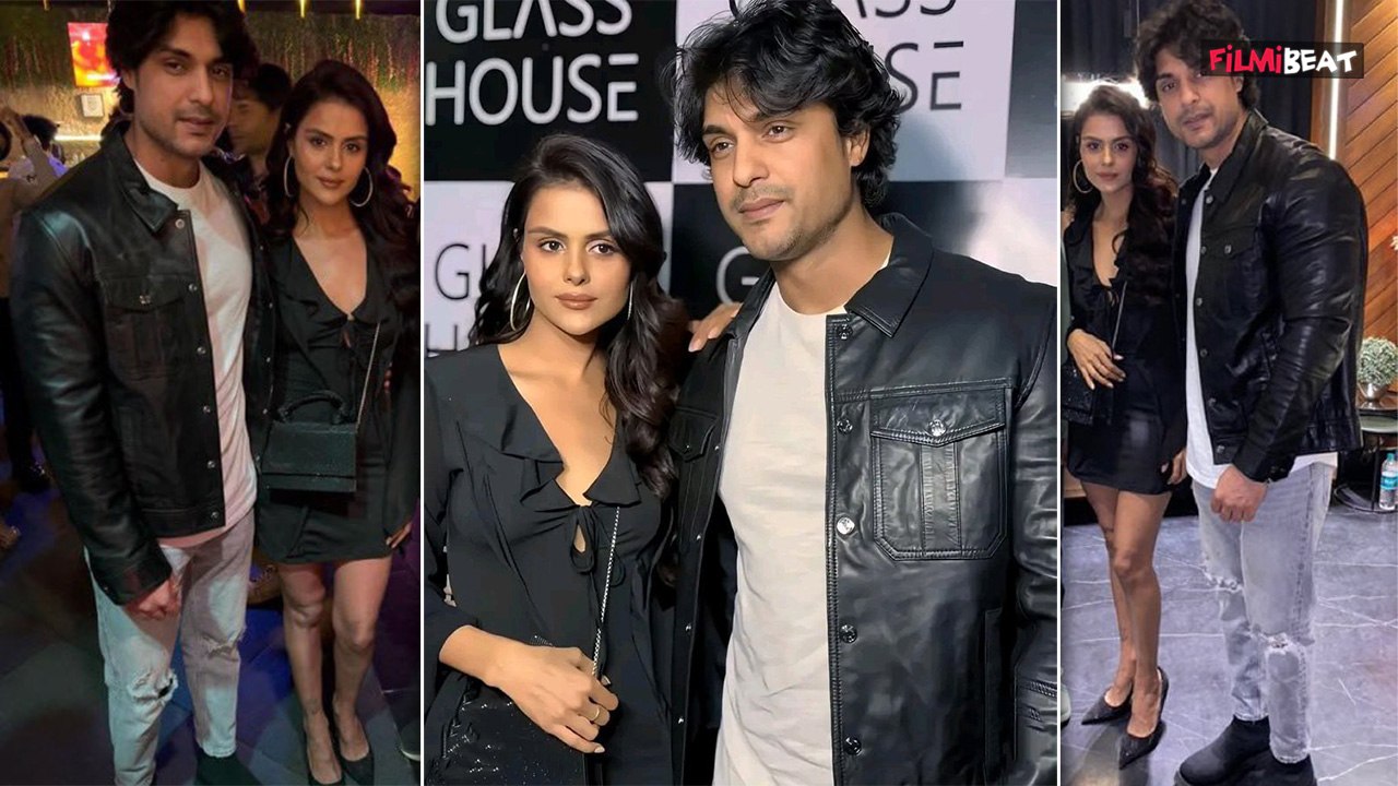 Priyanka Chahar Choudhary and  Ankit Gupta Hand in Hand arrived at Abhishek Kumar Birthday Party