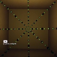 Habitación de esferas flotantes | Animación 3D