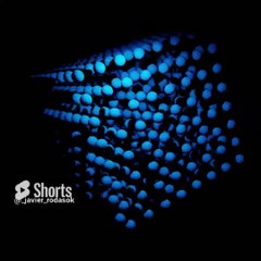 Esferas formando un cubo en rotación | Animación 3D