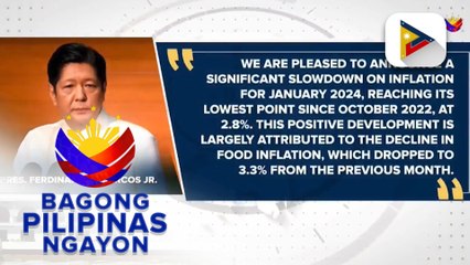 PBBM, tiniyak ang mga pagsisikap para palaguin ang ekonomiya ng bansa