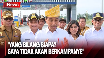 Jokowi Tepis Isu Bakal Turun Kampanye di Tanggal 10 Februari 2024