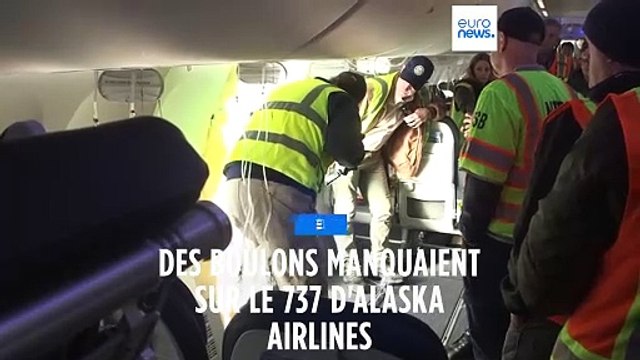 Aviation : des boulons manquaient sur le 737 d'Alaska Airlines