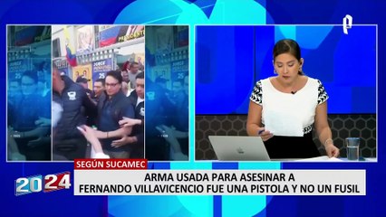 Gerente de Sucamec: “Arma usada en asesinato de Fernando Villavicencio fue una pistola y no un fusil”