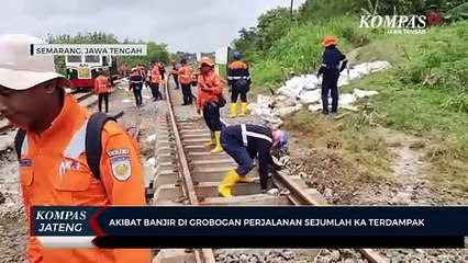 Akibat Banjir di Grobogan Perjalanan Sejumlah KA Terdampak