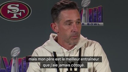 Super Bowl LVIII - Shanahan : "Mon père est le meilleur entraîneur que j'aie jamais côtoyé"