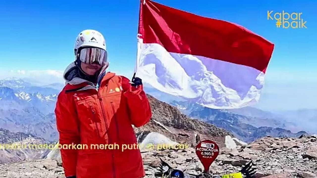 KHANSA SYAHLAA, REMAJA INDONESIA USIA 18 TAHUN BERHASIL MENGIBARKAN BENDERA MERAH PUTIH DI 89 PUNCAK GUNUNG, PERNAH DINOBATKAN SEBAGAI PENDAKI TERMUDA DI DUNIA