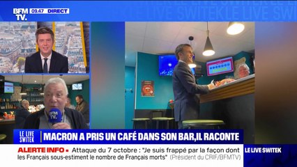 "C'était vraiment inattendu": Marcel Gauffre raconte sa rencontre avec Emmanuel Macron dans son bar-tabac