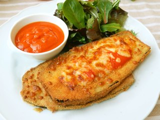 Milanesas de berenjena, cena fácil ¡en 20 minutos!