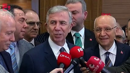 Mansur Yavaş gazetecilerin sorularını yanıtladı