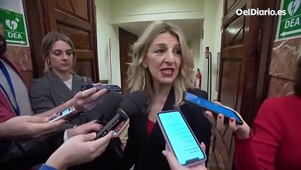 Yolanda Díaz, sobre la reforma de la ley de enjuiciamiento criminal: "Parece que no va en la dirección correcta"