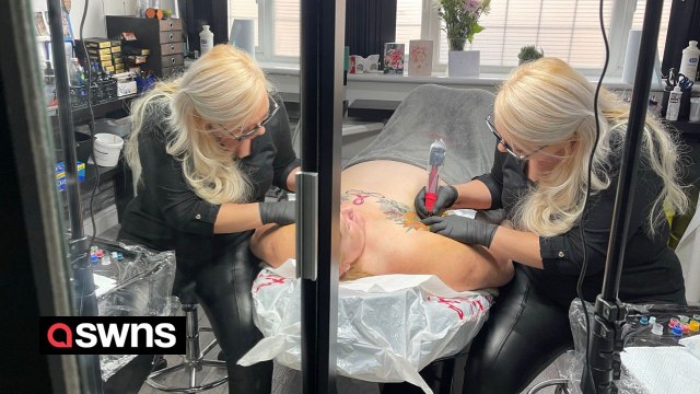 Mum survived cancer and now tattoos over women's mastectomy scars for free
