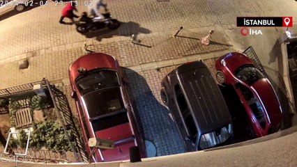 Kadıköy'de 250 bin TL'lik motosiklet hırsızlığı kamerada