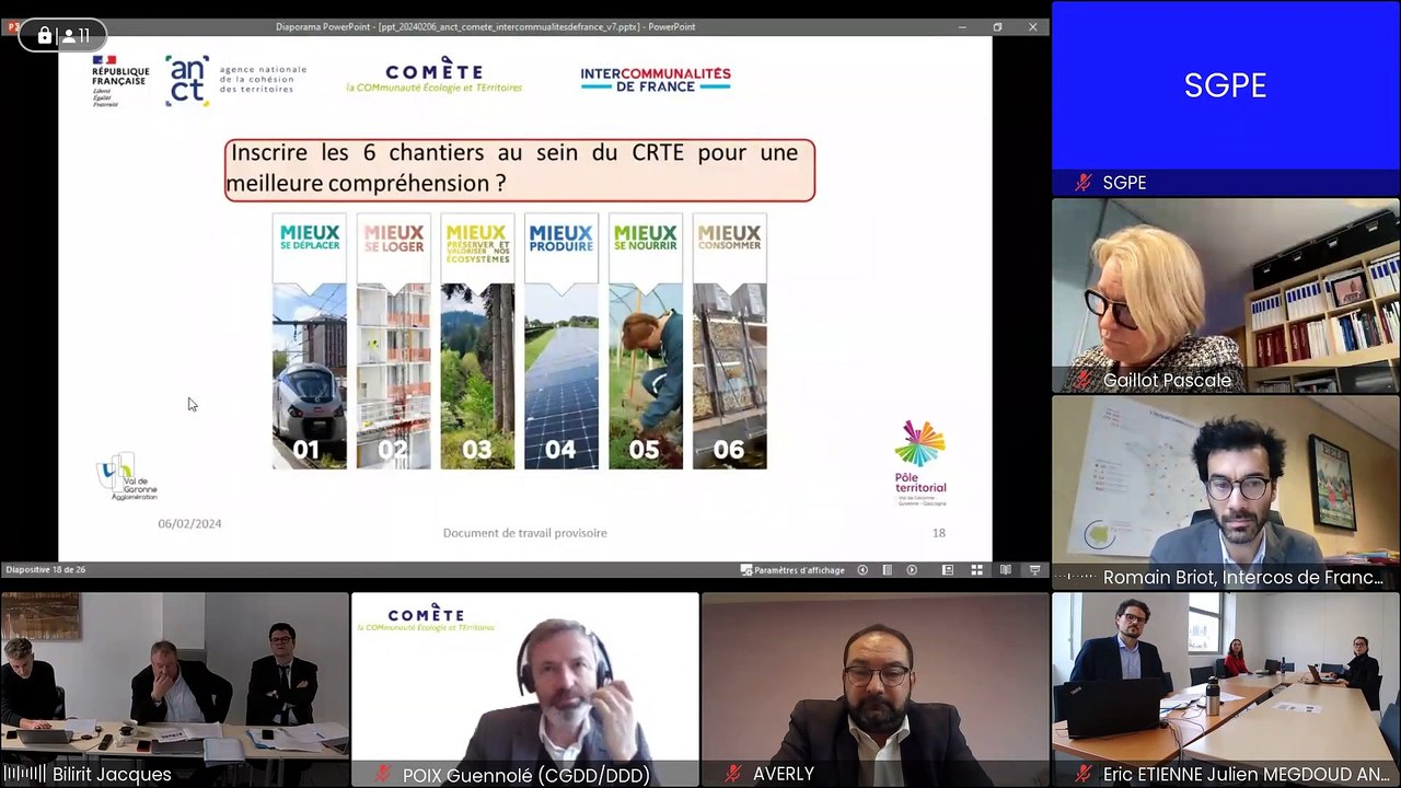 Wébinaire Les Contrats pour la Réussite de la Transition Ecologique : Mode d'emploi | CGDD