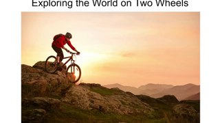 Exploring the World on Two Wheels | Niall O'Riordan UBS