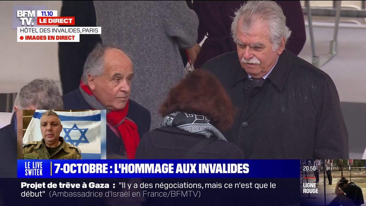 Cérémonie d'hommage aux victimes françaises du 7 octobre: "Merci à la France pour cet hommage rendu aux victimes", réagit Olivier Rafowicz