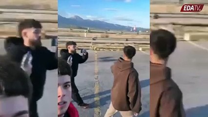 Así se sumaba el cantante español Saiko a la tractorada