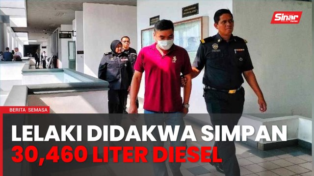 Bekas penjaga stor didakwa simpan 30,460 liter diesel tanpa lesen