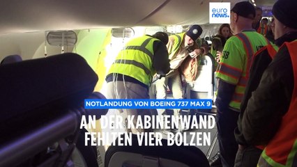 Boeing 737 MAX 9 Notlandung: An der Kabinenwand fehlten vier Bolzen