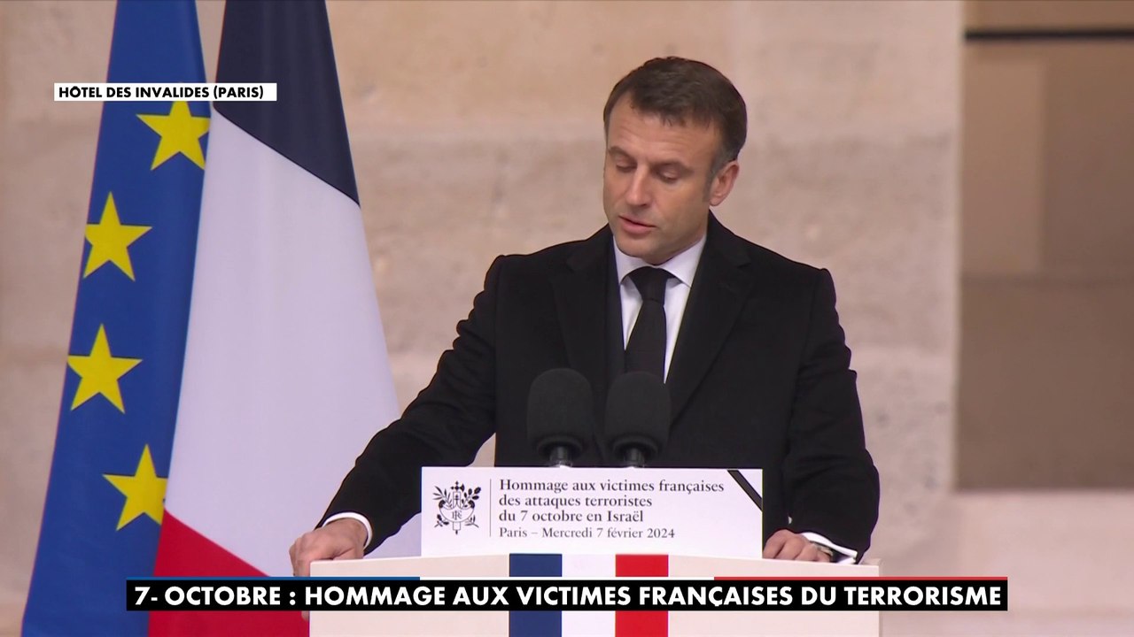Emmanuel Macron : «Ceux qui tuent par haine trouveront toujours face à eux, ceux qui sont prêts à mourir par amour»