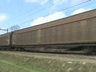 Class 189 Railion with mixed freight train