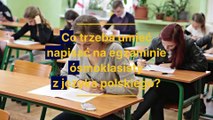Wypowiedź pisemna na egzaminie ósmoklasisty z języka polskiego