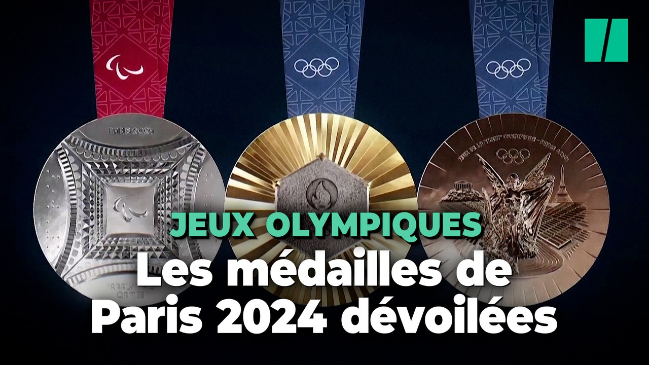 Les médailles des JO de Paris 2024 contiennent un peu de tour Eiffel Vidéo Dailymotion
