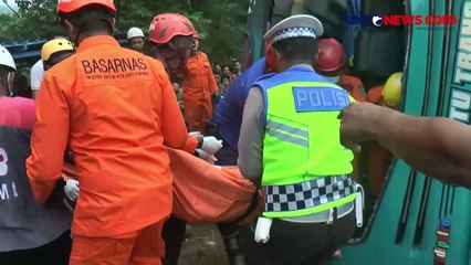 Kronologi Bus Wisatawan Terguling di Jalan Mangunan Bantul, 2 Penumpang Tewas