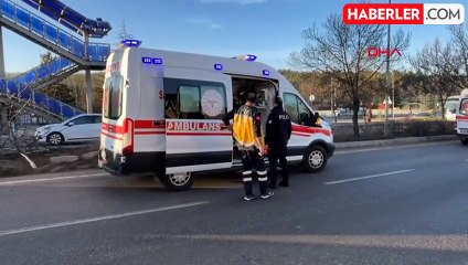 Eskişehir'de Hafif Ticari Araç Beton Ayağa Çarptı: 2 Yaralı