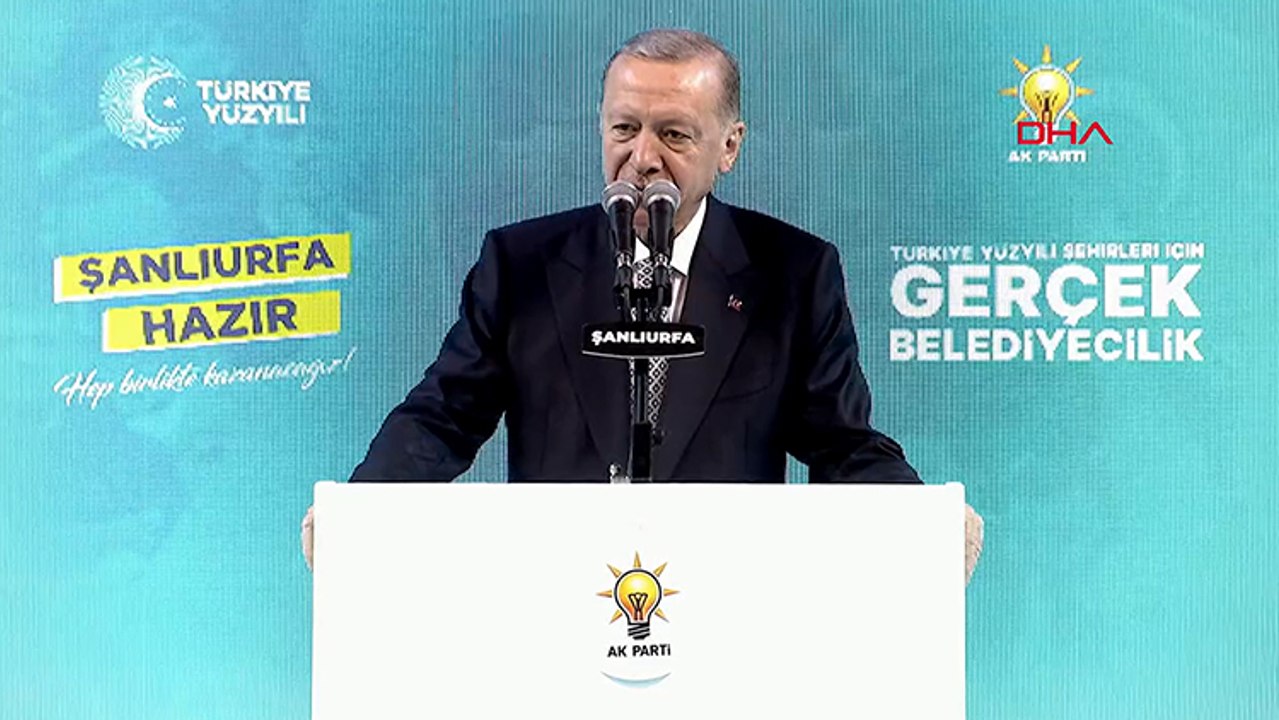 Cumhurbaşkanı Erdoğan, AK Parti Şanlıurfa İlçe Belediye Başkan Adayları Tanıtım Toplantısı'na katıldı